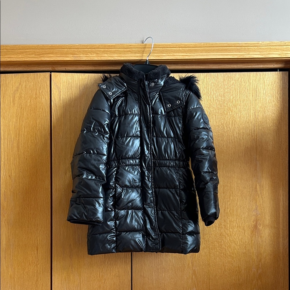 Abercrombie Kids Girls Black Puffer Jacket